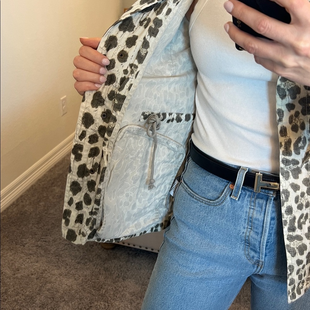 Leopard utility jacket cotton - Picture 4 of 10